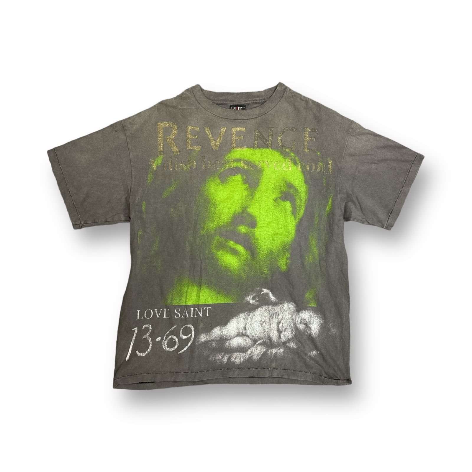 定価38500円 SAINT MICHAEL × BerBerJin 23SS BJ_SS TEE/REVENGE ベルベルジン コラボ ヴィンテージ加工  Tシャツ セントマイケル SM-S23-0000-085 ブラック系 XL 70973A7 - メルカリ