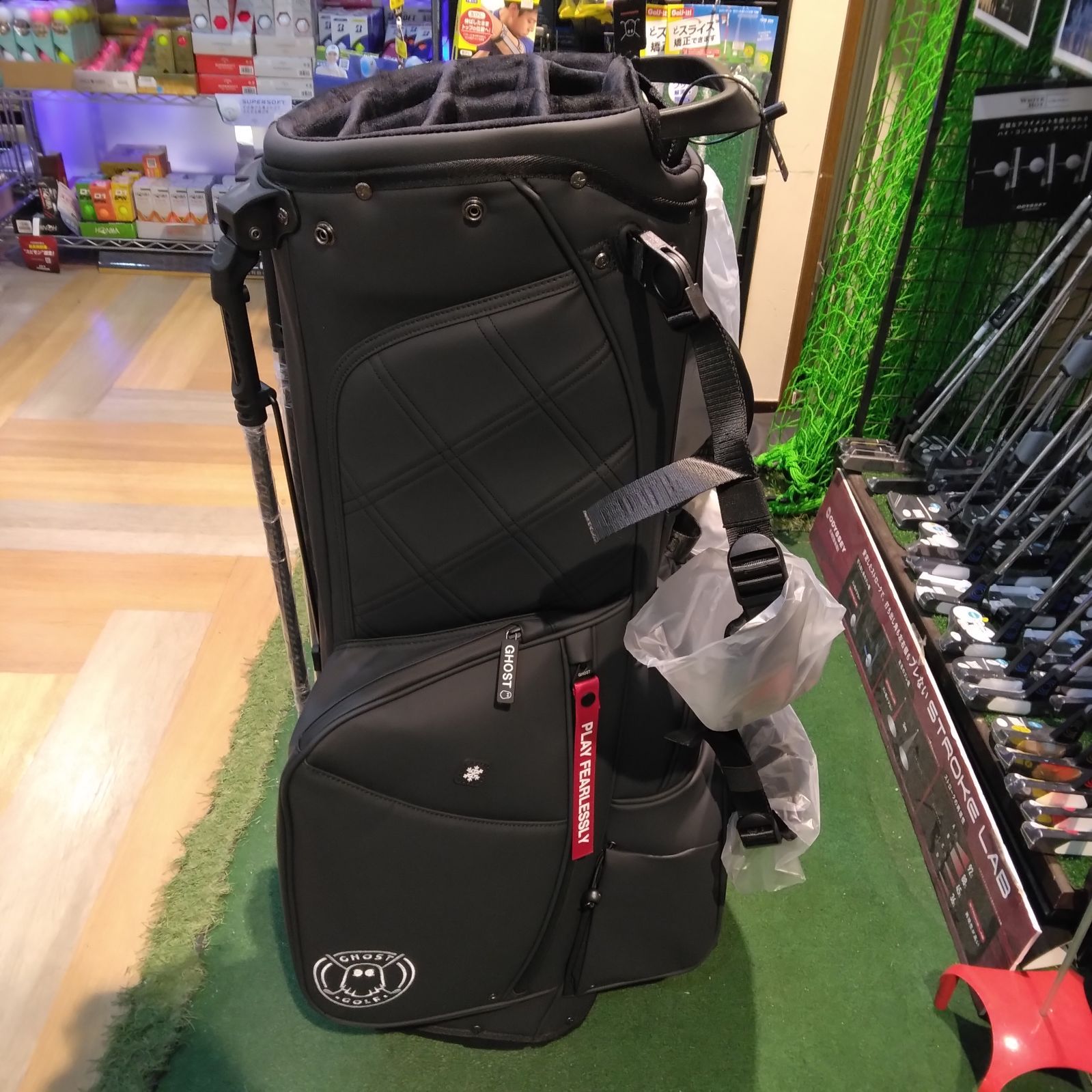 Cb【新品未使用品】GHOST GOLF キャディバッグ ANYDAY KATANA 14