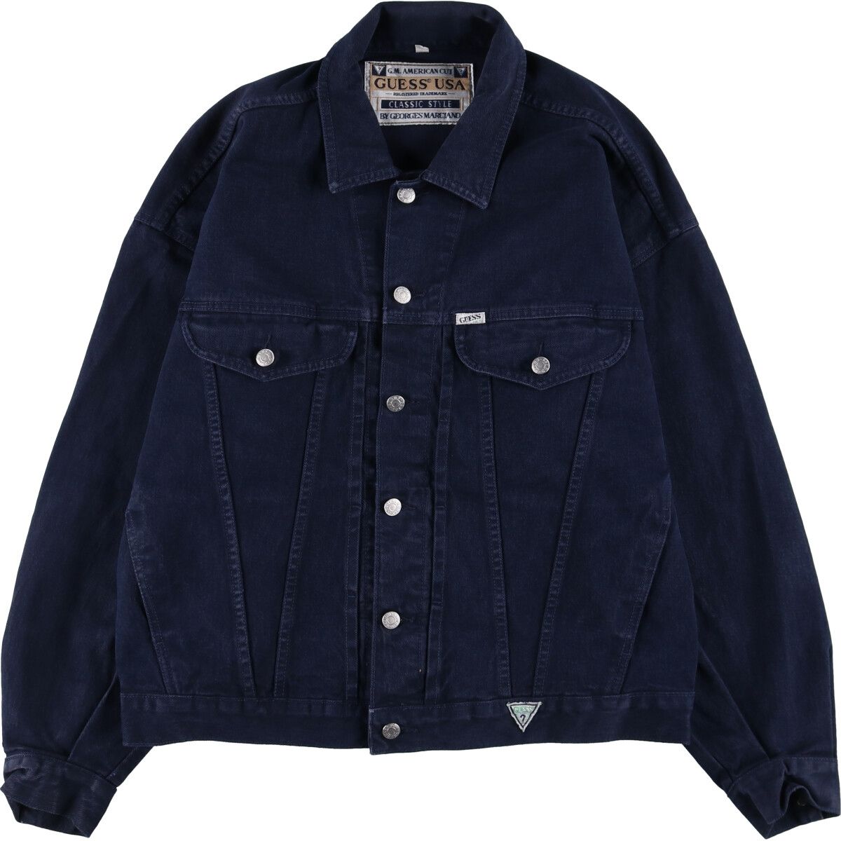 古着 90年代 ゲス Guess CLASSIC STYLE デニムジャケット Gジャン USA製 メンズL相当 ヴィンテージ/eaa500614