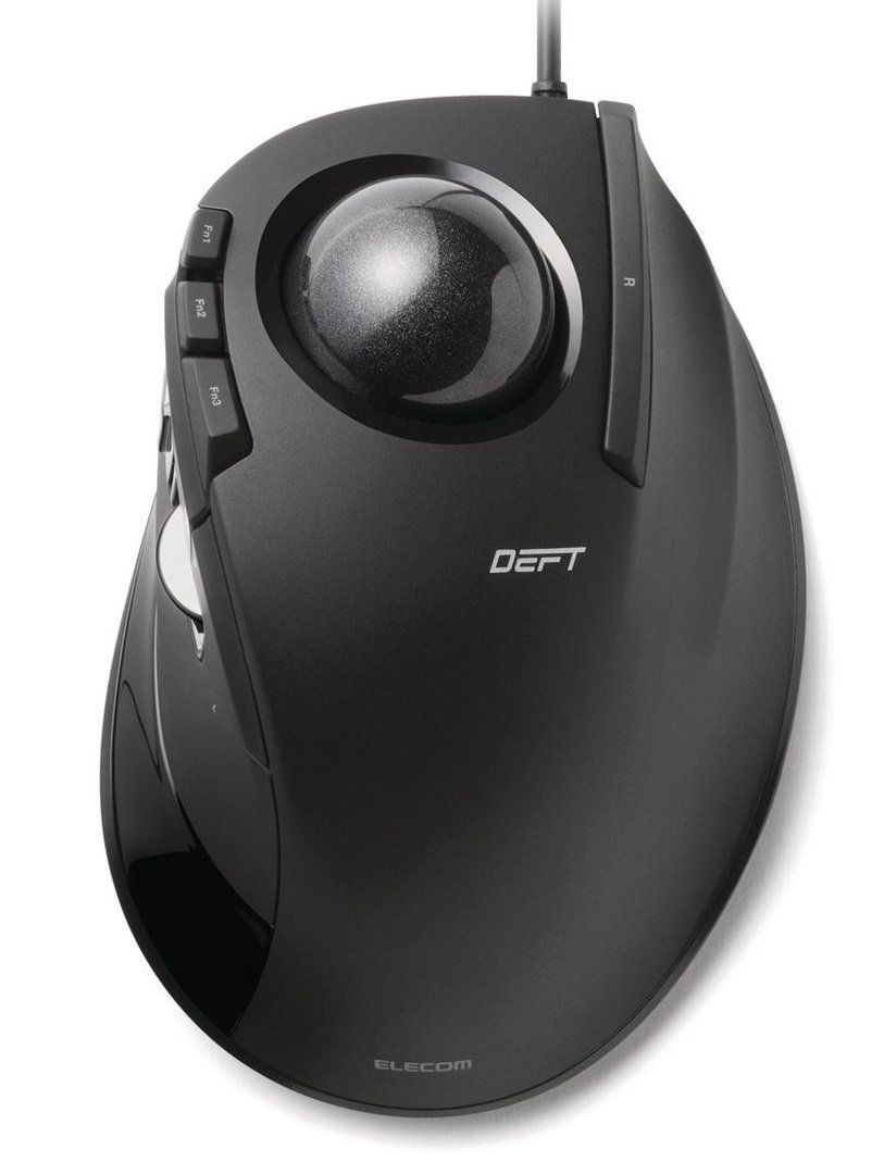 【数量限定】人差し指用 トラックボール 8ボタン 有線 ブラック マウス USB M-DT2URBK エレコム