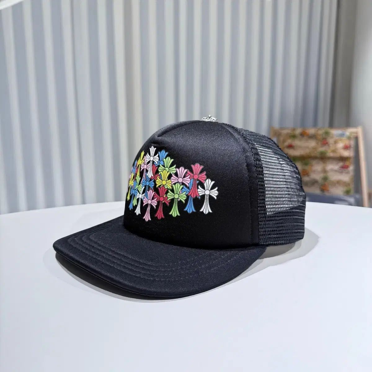 OS Chrome Hearts クロムハーツ マルチ 墓地 メッシュ 帽子