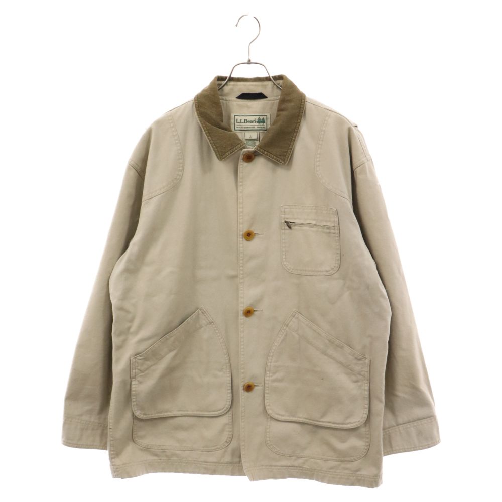L.L.Bean (エルエルビーン) ボタンダウン フロントポケット フィールドジャケット ベージュ JV69