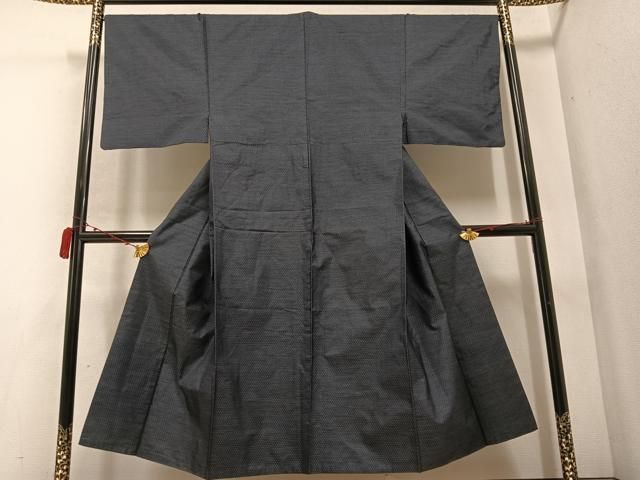 平和屋着物●男性 本場大島紬 アンサンブル 亀甲絣 正絹 AABC3334ph