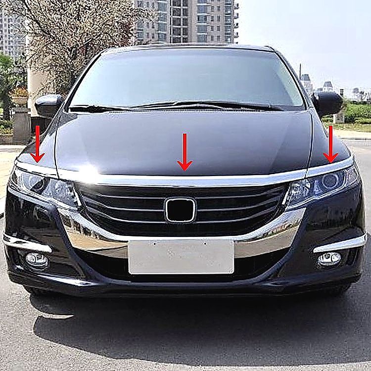 オデッセイ 型式 RB3 RB4 対応 ボンネットガーニッシュ アイ