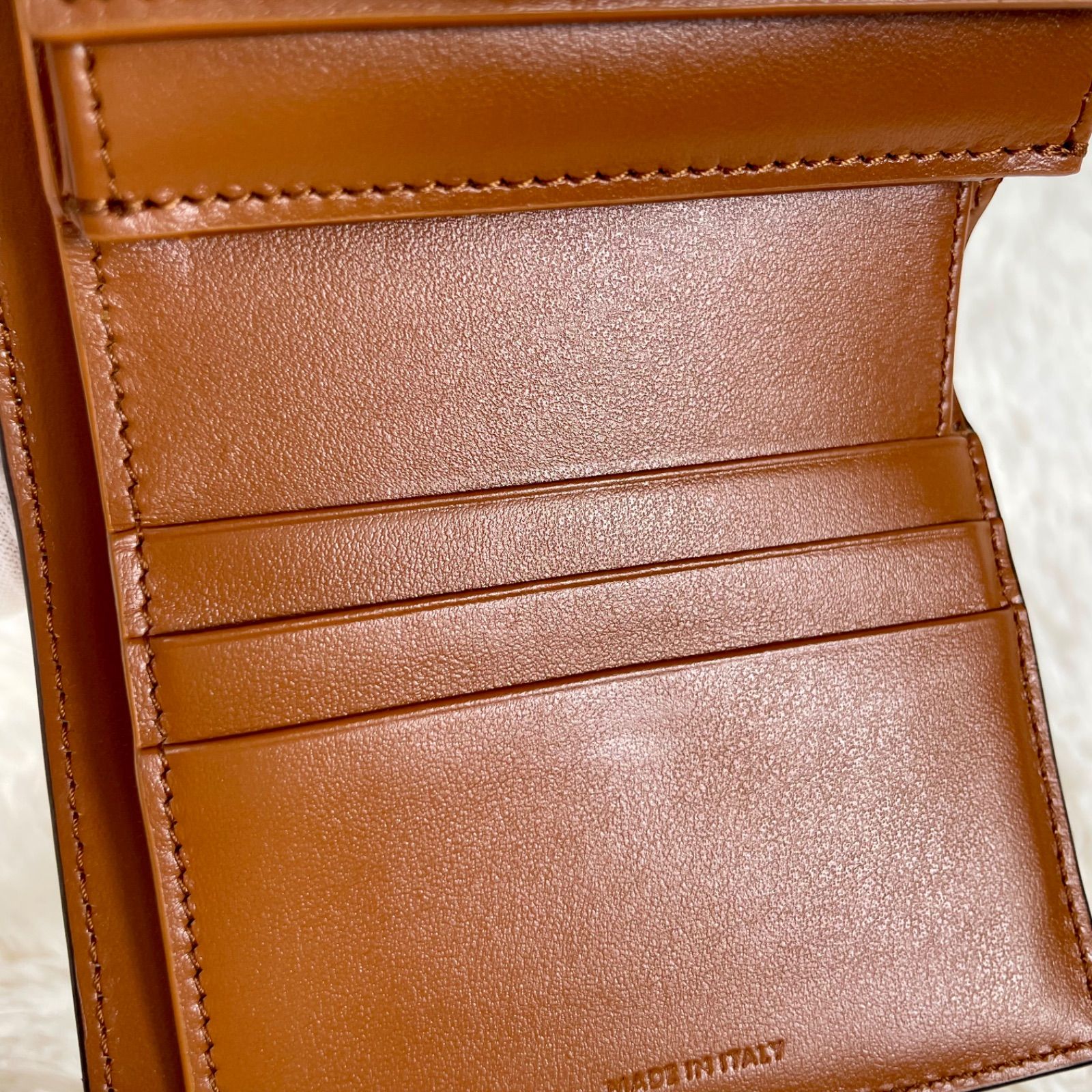 極美品】CELINE セリーヌ トリオンフ スモールフラップウォレット 三