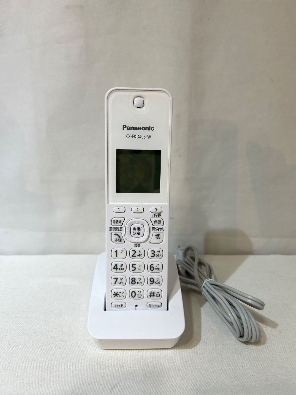 パナソニック コードレス(子機1台付き) 購入 ホワイト VE-GD27DL-W