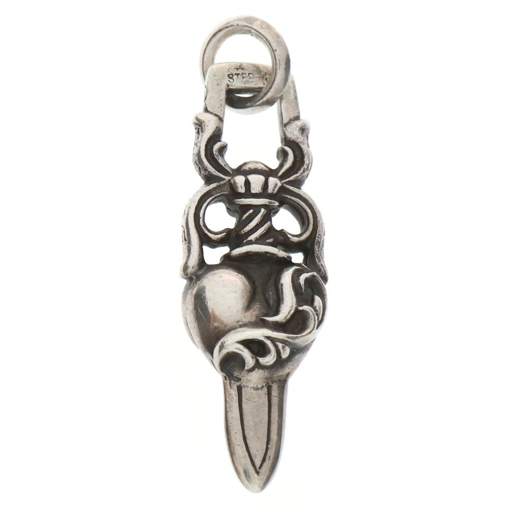 CHROME HEARTS クロムハーツ ハートタガーネックレストップ クロムハーツ ペンダント/ネックレス（Chrome Hearts）ダガー