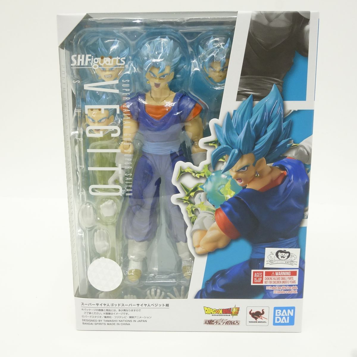 S.H.フィギュアーツ スーパーサイヤ人ゴッド ベジット 超 ザマス 合体 S.H.Figuarts スーパーサイヤ人ゴッドスーパーサイヤ人ベジット