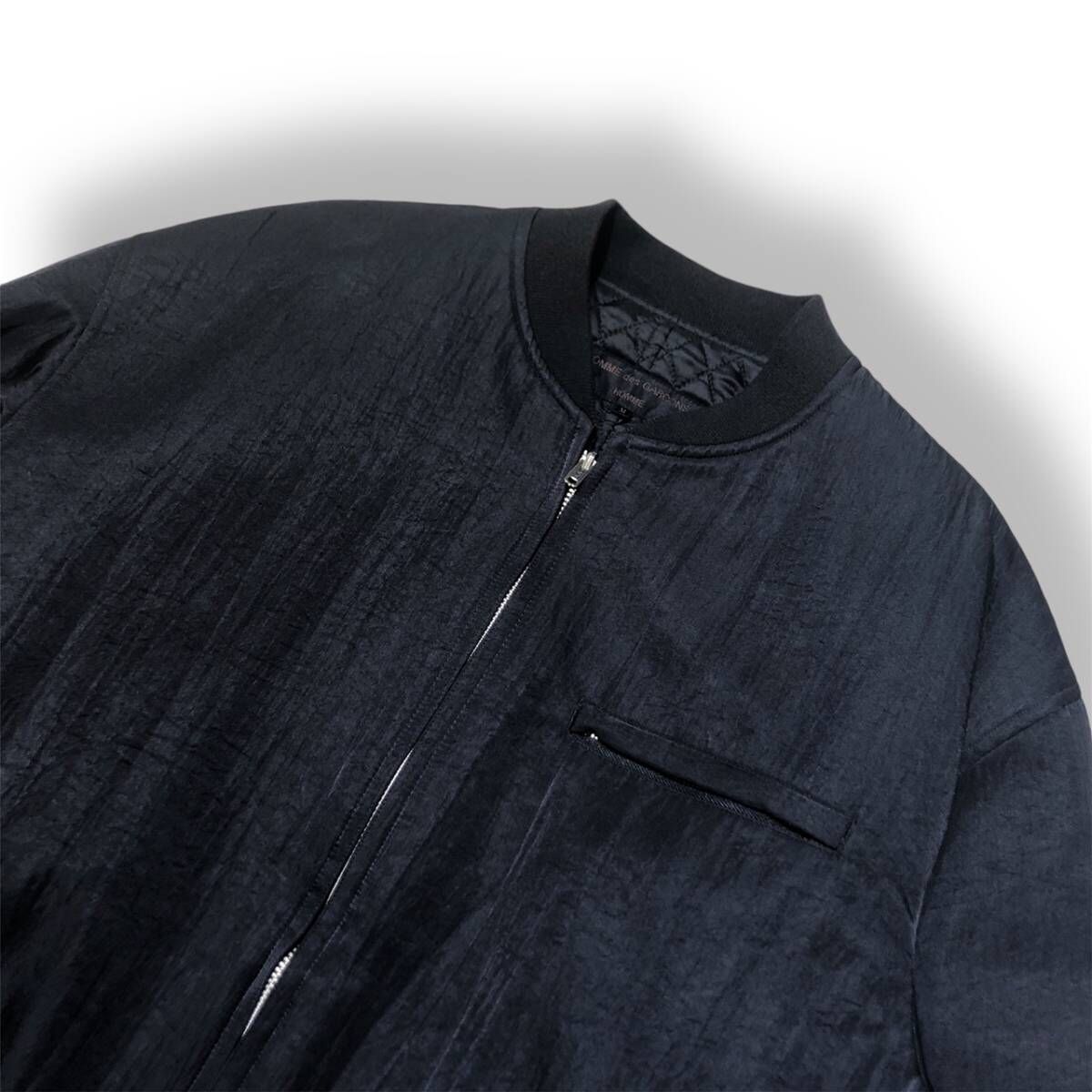 22aw 未使用 タオ ギャルソン ウール ナイロン リバーシブル ジャケット 93AW COMME des GARCONS 裏地キルティングリバーシブル