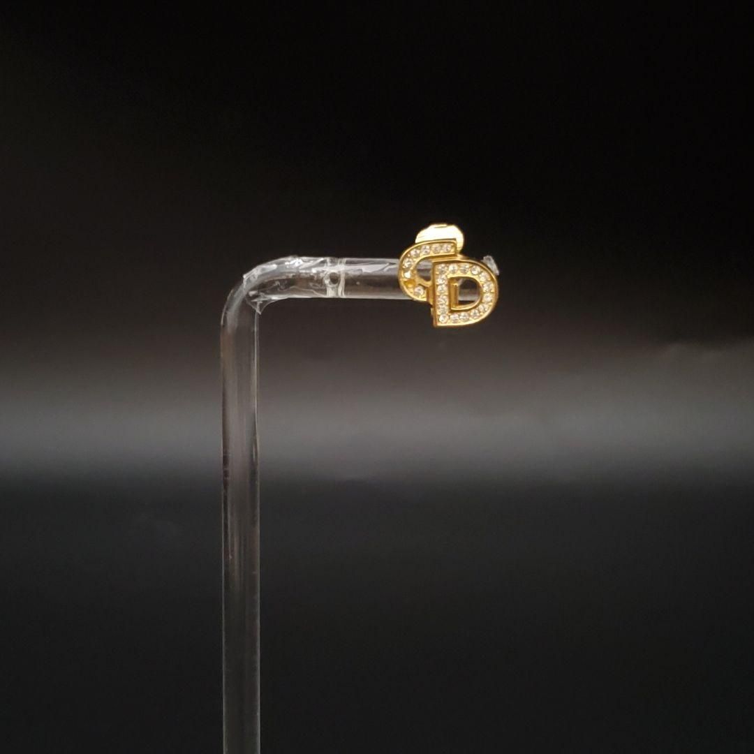 Christian Dior クリスチャンディオール イヤリング CDロゴ ライン