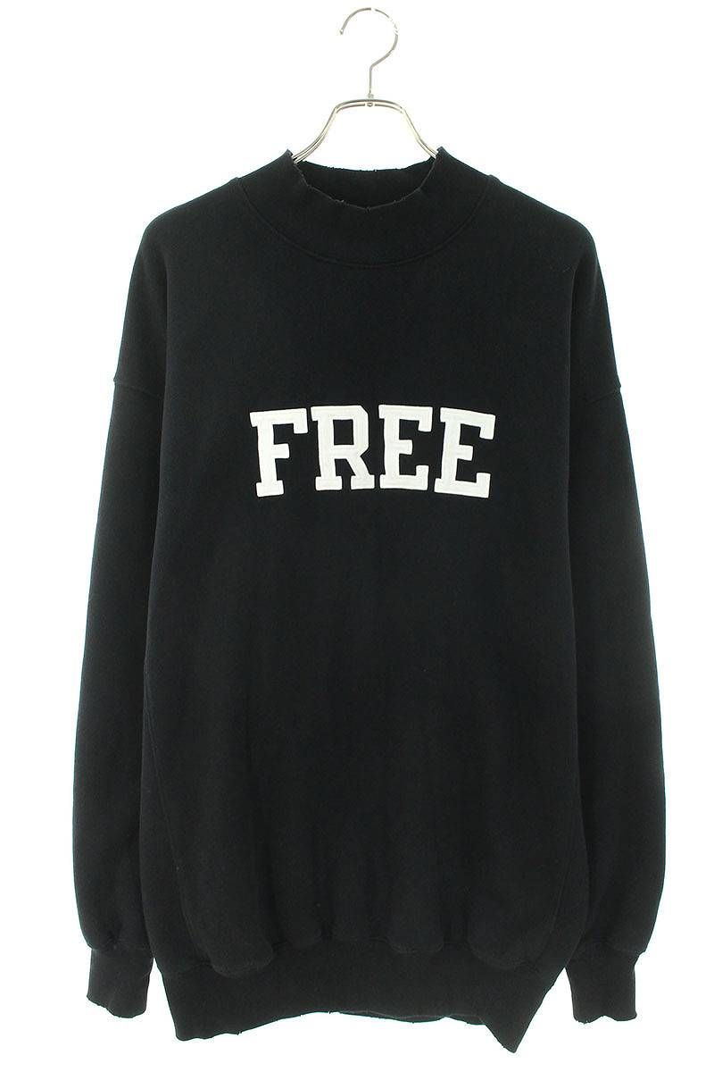 バレンシアガ 652981 TKVD4 FREEロゴモックネックスウェット バレンシアガ 652981 TKVD4 FREEロゴモックネックスウェット