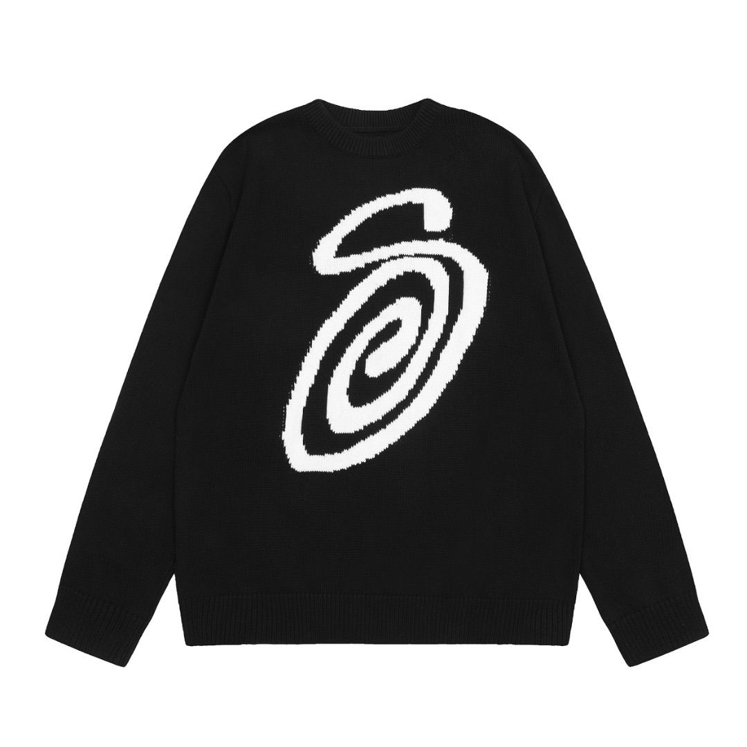 税込) STUSSY CURLY SWEATER パーカー ニットセーター XLサイズ - トップス