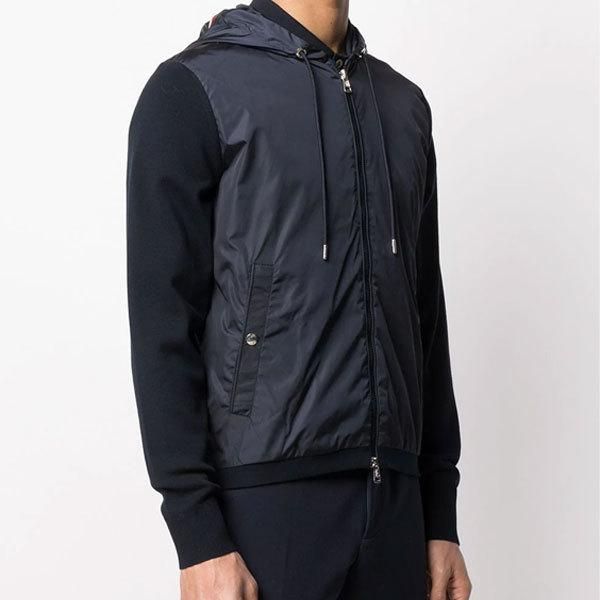 MONCLER フード付きブラックジャケット 140cm 新品 MONCLER モンクレール フード付き ジャケット ブラック