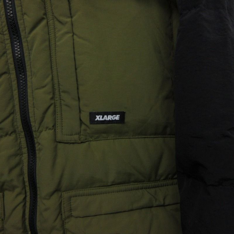 エクストララージ X-LARGE HOODED FRONT POCKET DOWN JACKET ナイロン 