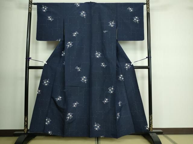 平和屋着物▽上質な紬 単衣 草花文 正絹 逸品 DAAV9615sf - メルカリ