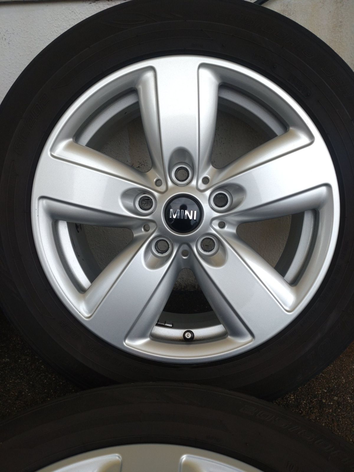 MINI ミニ クロスオーバー R60 純正 16インチ 6.5j 46 PCD120-5H ハブ径 72.6 ＆ ダンロップ EC202 205 60R16 4本 FFCRYSTALESIA_COM