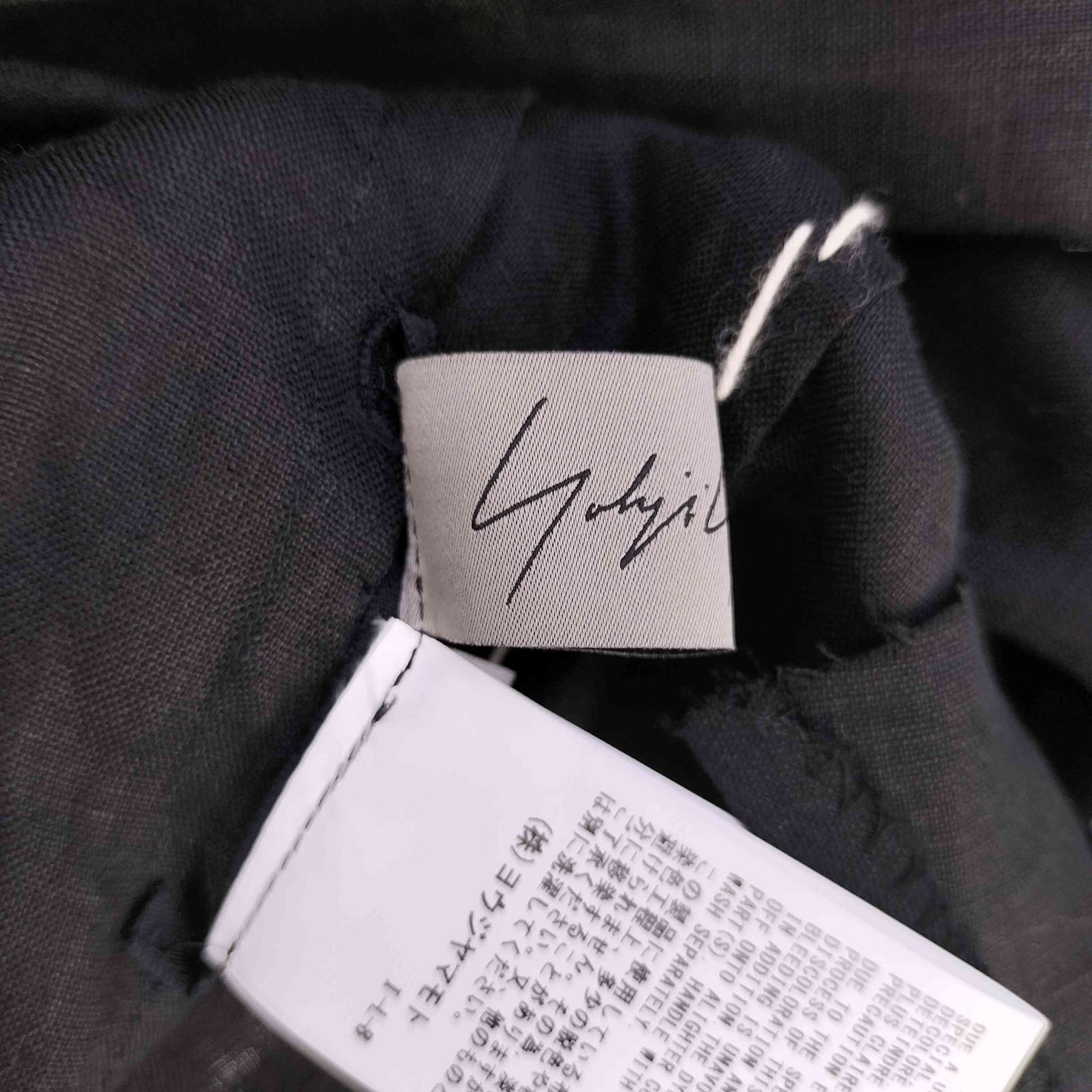 Yohji Yamamoto(ヨウジヤマモト) LINEN CLOTH 6B HAND STITCH DOUBLE JACKET リネン クロス ハンド ステッチ ダブル ジャケット レディース JPN：2 【中古】【ブランド古着バズストア】 ヨウジヤマモト Yohji Yamamoto LINEN CLOTH 6B HAND STITCH DOUBLE