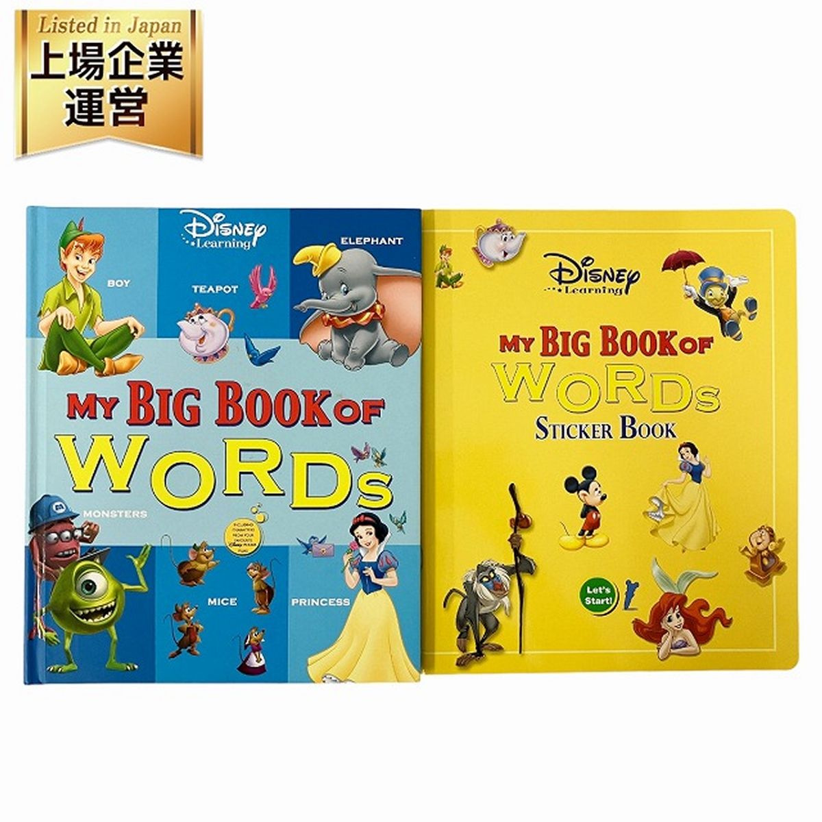 DWE MY BIG BOOK OF WORDS STICKER BOOK セット 2018年 ディズニーワールドオブイングリッシュ 幼児 英語 教材  中古 O9298571 - メルカリ