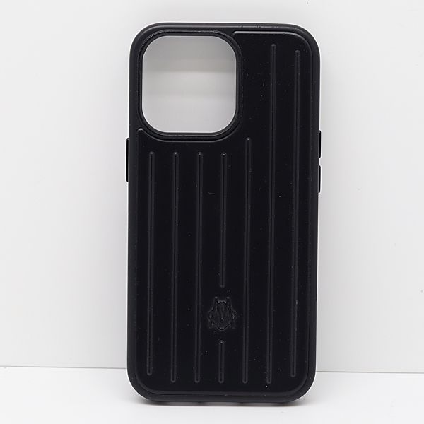 箱付 良品 リモワ スマホケース ブラックカラー アイフォーン13PRO ブランド小物 アクセサリー KTU 2000000 NSK