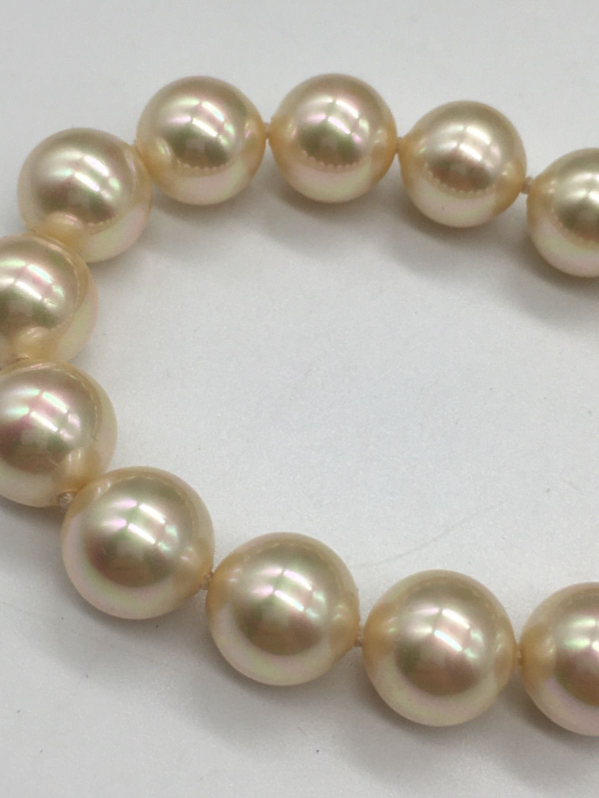 【特大✨美品】 マジョリカパールネックレス 約9.0-9.5mm 約40.5cm 美品 MAJORICA マジョリカ パールネックレス＆パールイヤリング