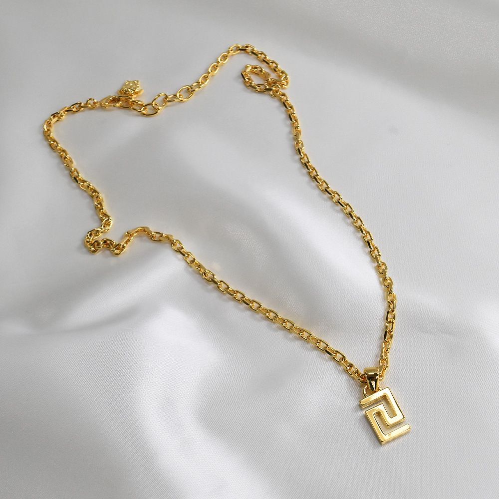 T*3様 VERSACE ネックレス ヴェルサーチ ネックレス グレカ グリーク ゴールド シルバー