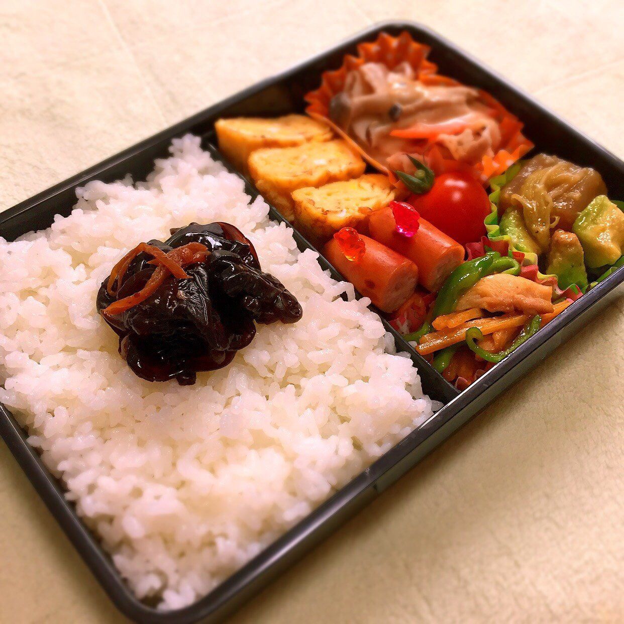 【メルカニ】「鳥取県産」きくらげの佃煮3種と、のどぐろだしきくらげと海藻スープ♪-2