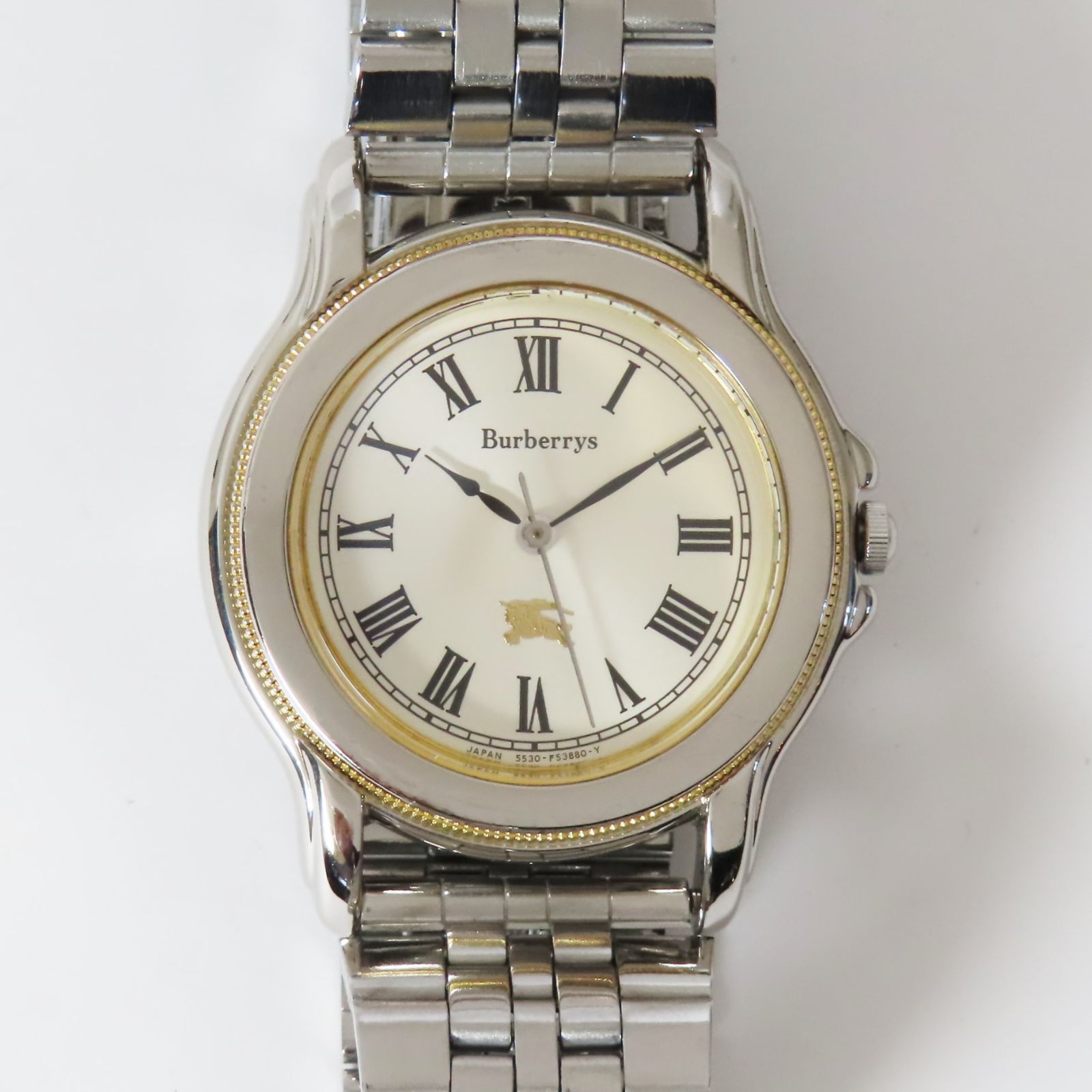美品 稼働品 BURBERRY バーバリー クオーツ レディース 腕時計 GN-0-S