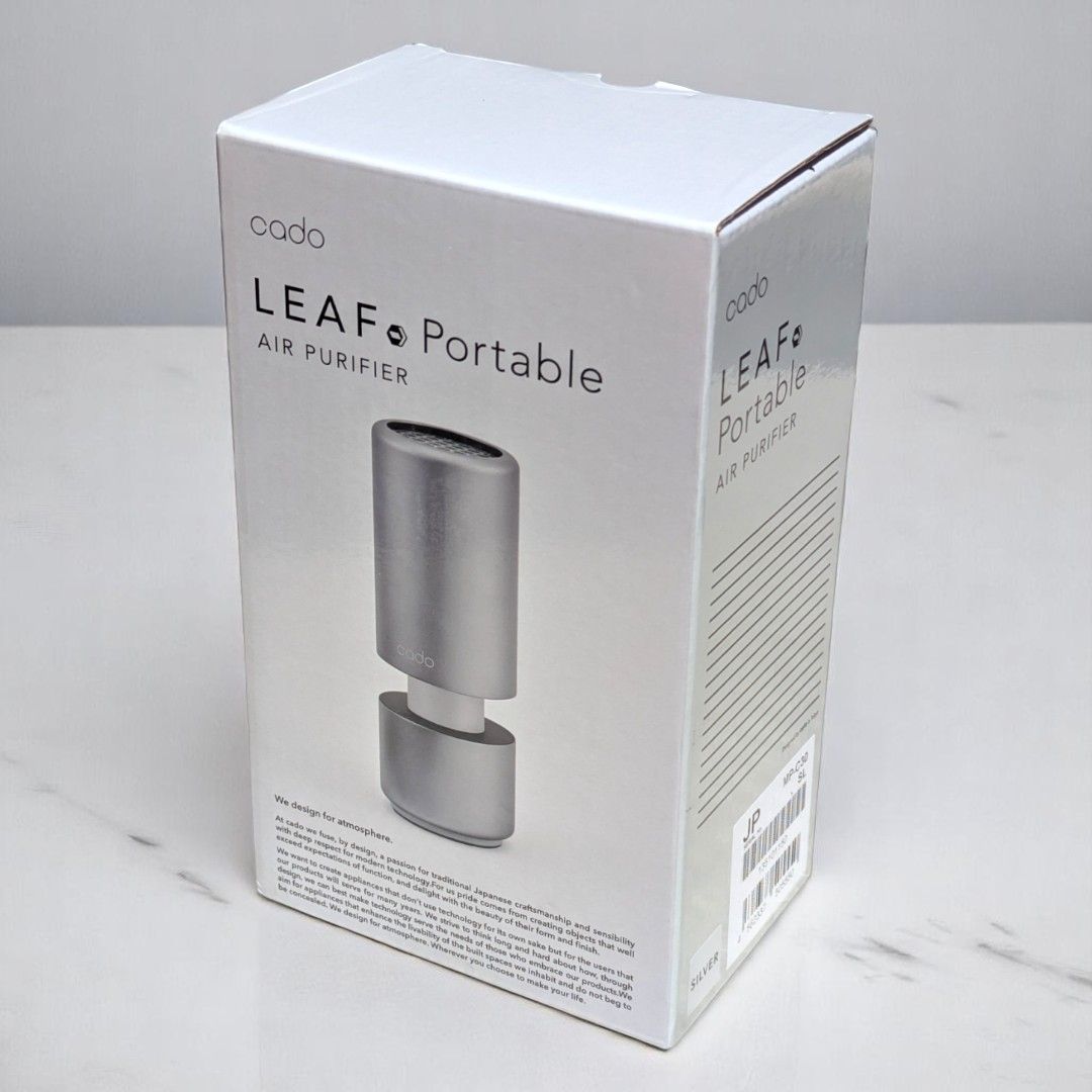 LEAF Portable MP-C30 シルバー 中古品 カドー ポータブル空気清浄機 LEAF-Portable シルバー MP- カドー ポータブル空気清浄機 LEAF-Portable シルバー MP-C30-SL