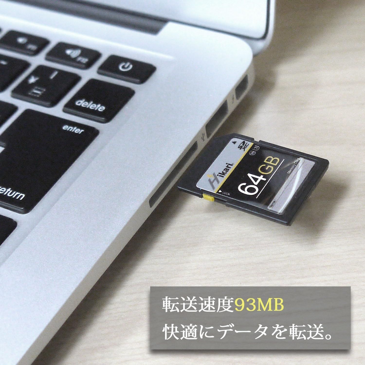 Hikari SDカード 64GB SDXC メモリーカード 2枚セット（ Class10 U3