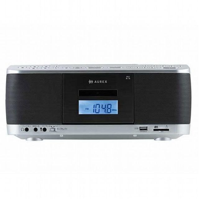 東芝 SD/USB/CDラジオカセットレコーダー TY-CDX92-S シルバー
