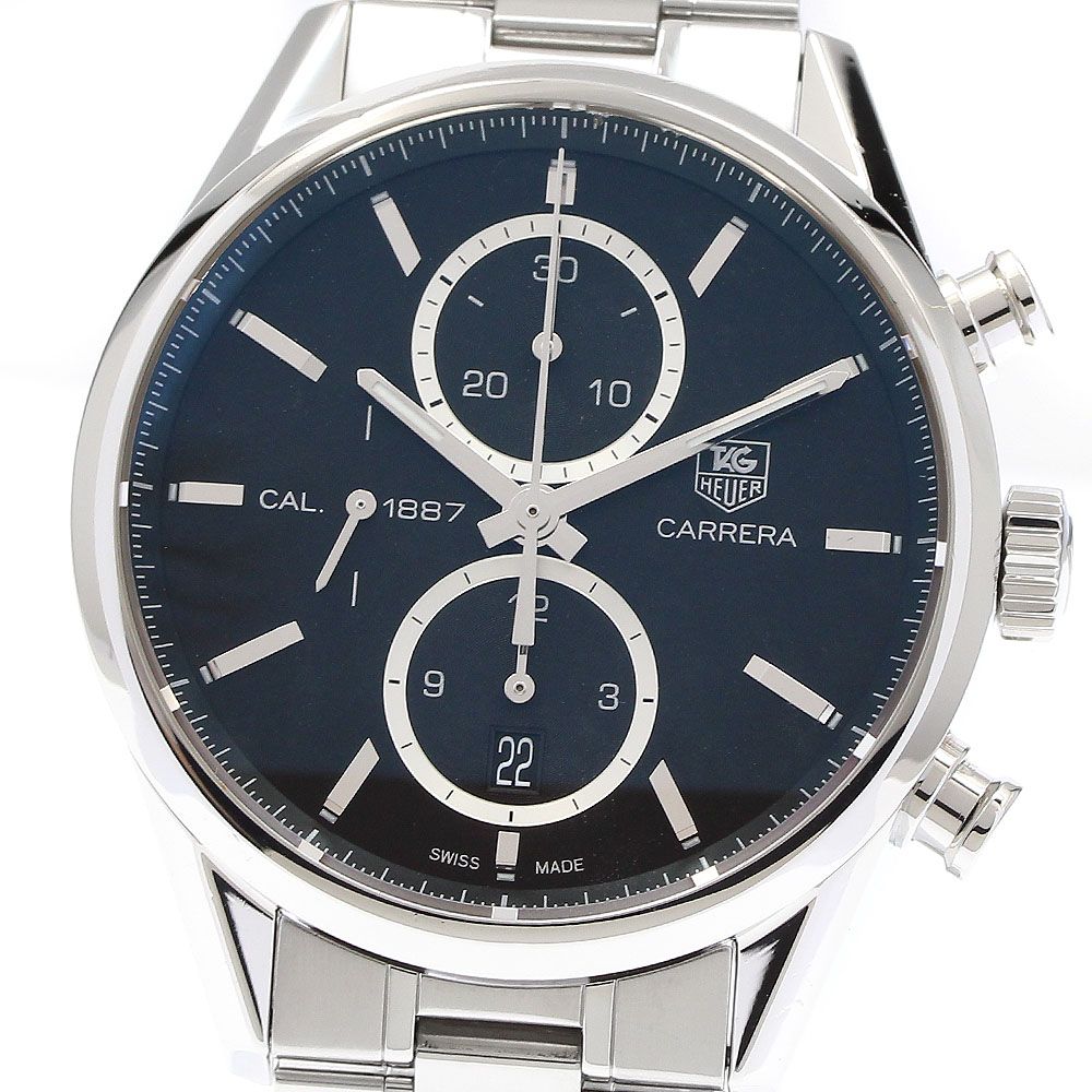 タグホイヤー TAG HEUER CAR2110-0 カレラ キャリバー1887 クロノグラフ 自動巻き メンズ_910704