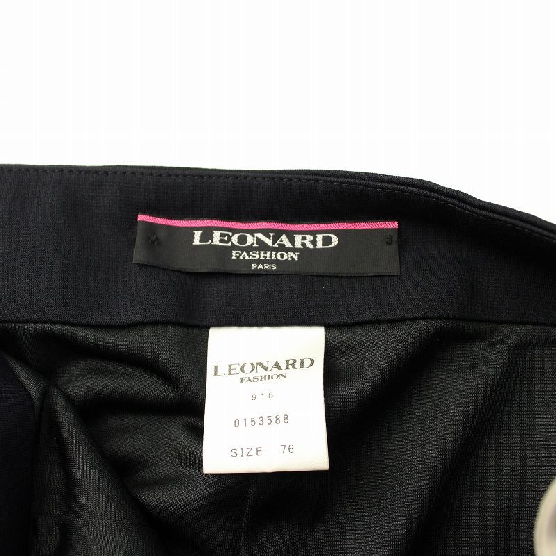 LEONARD - 新品タグ付 LEONARレオナール ストレッチパンツ