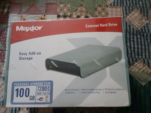 Maxt 3100 /100GB Easy Add On Stage External Hard Drive 7200 RPM B 1.1 & 2