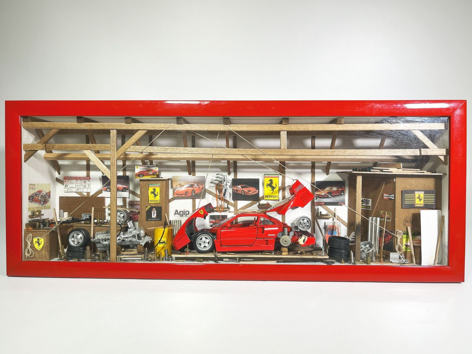 パトリックリシャール/フェラーリ/ガレージジオラマ/F1