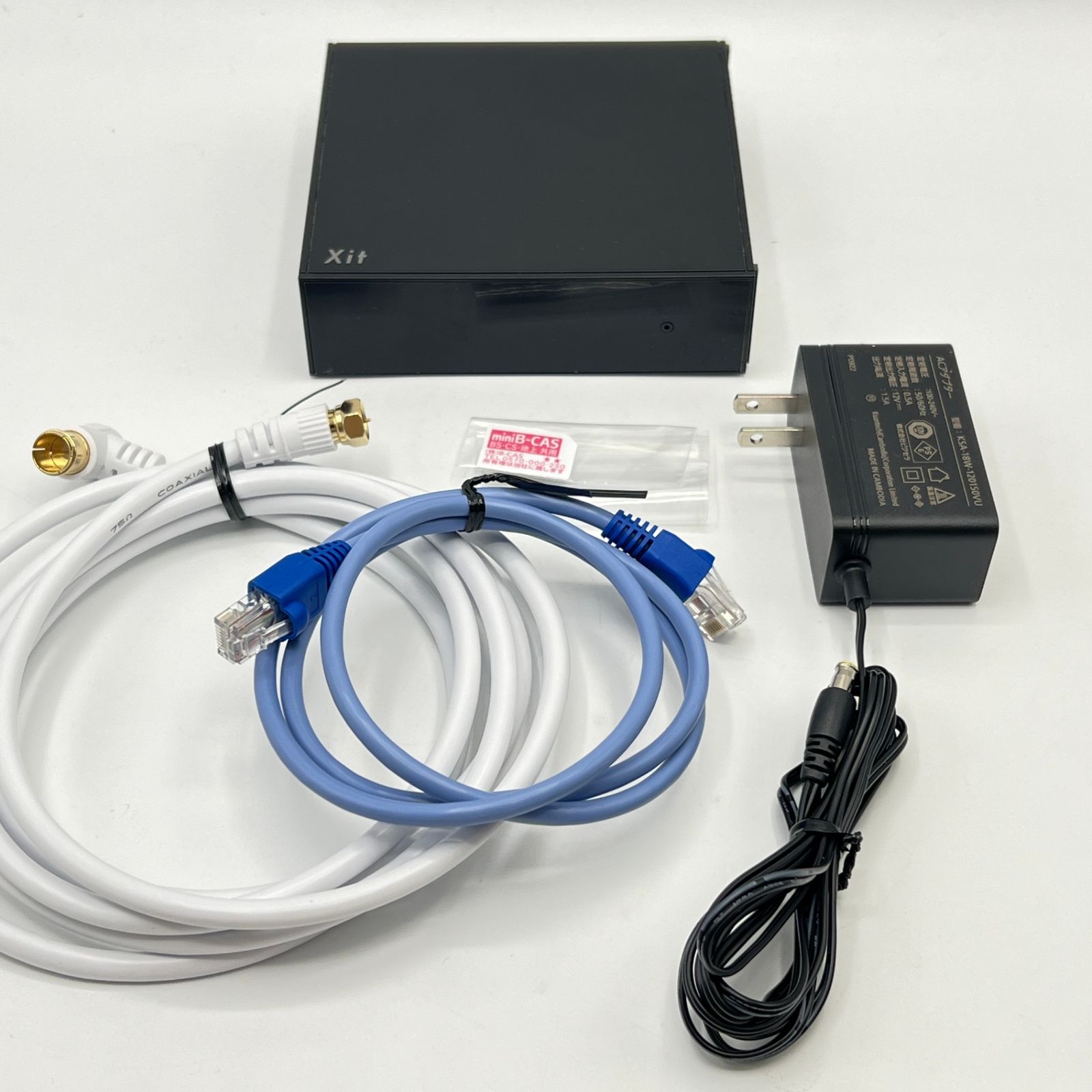PIXELA Xit AirBox XIT-AIR120CW ワイヤレステレビチューナー クラウド録画対応 ピクセラ 本体
