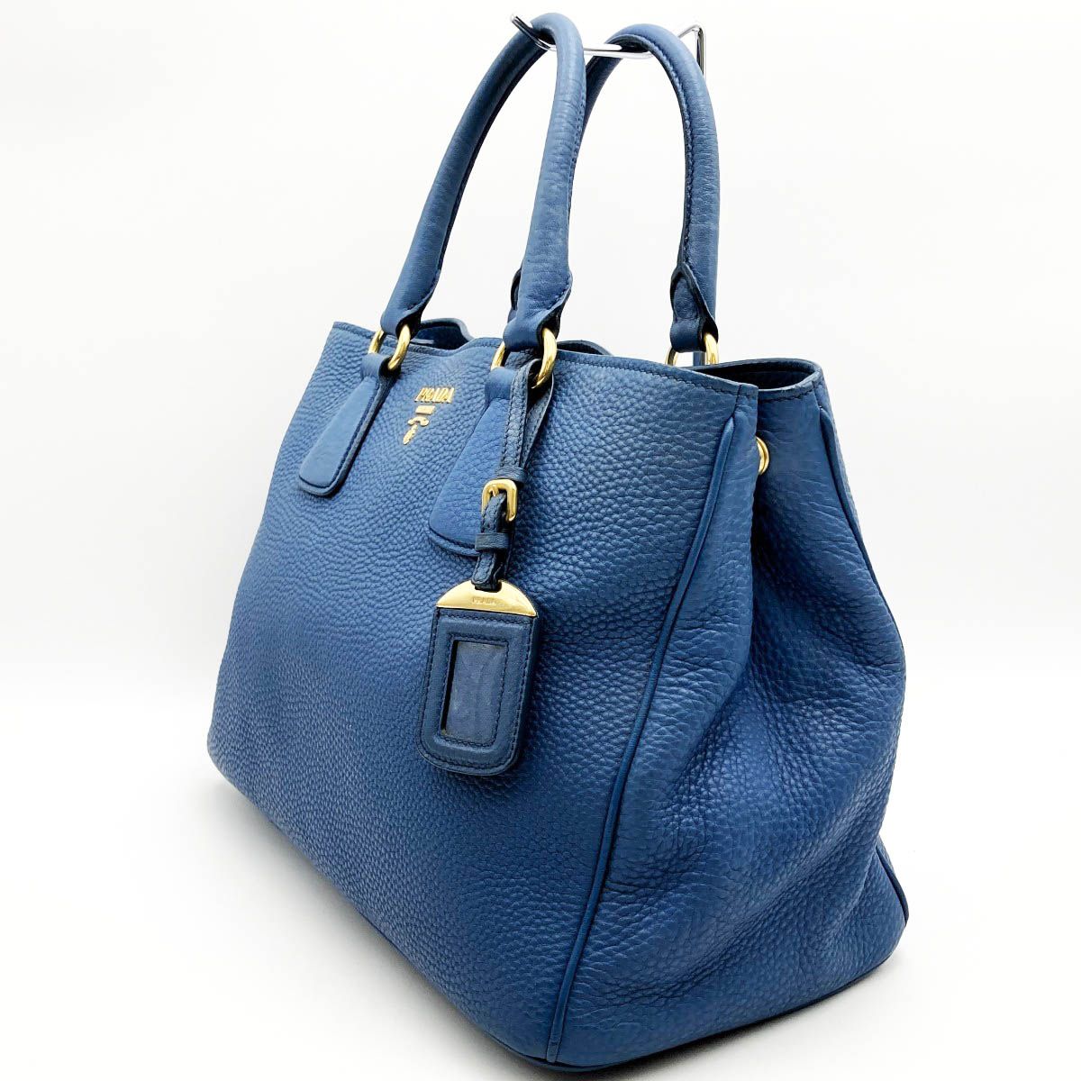 中美品】 PRADA プラダ ハンドバッグ トートバッグ バッグ ロゴ