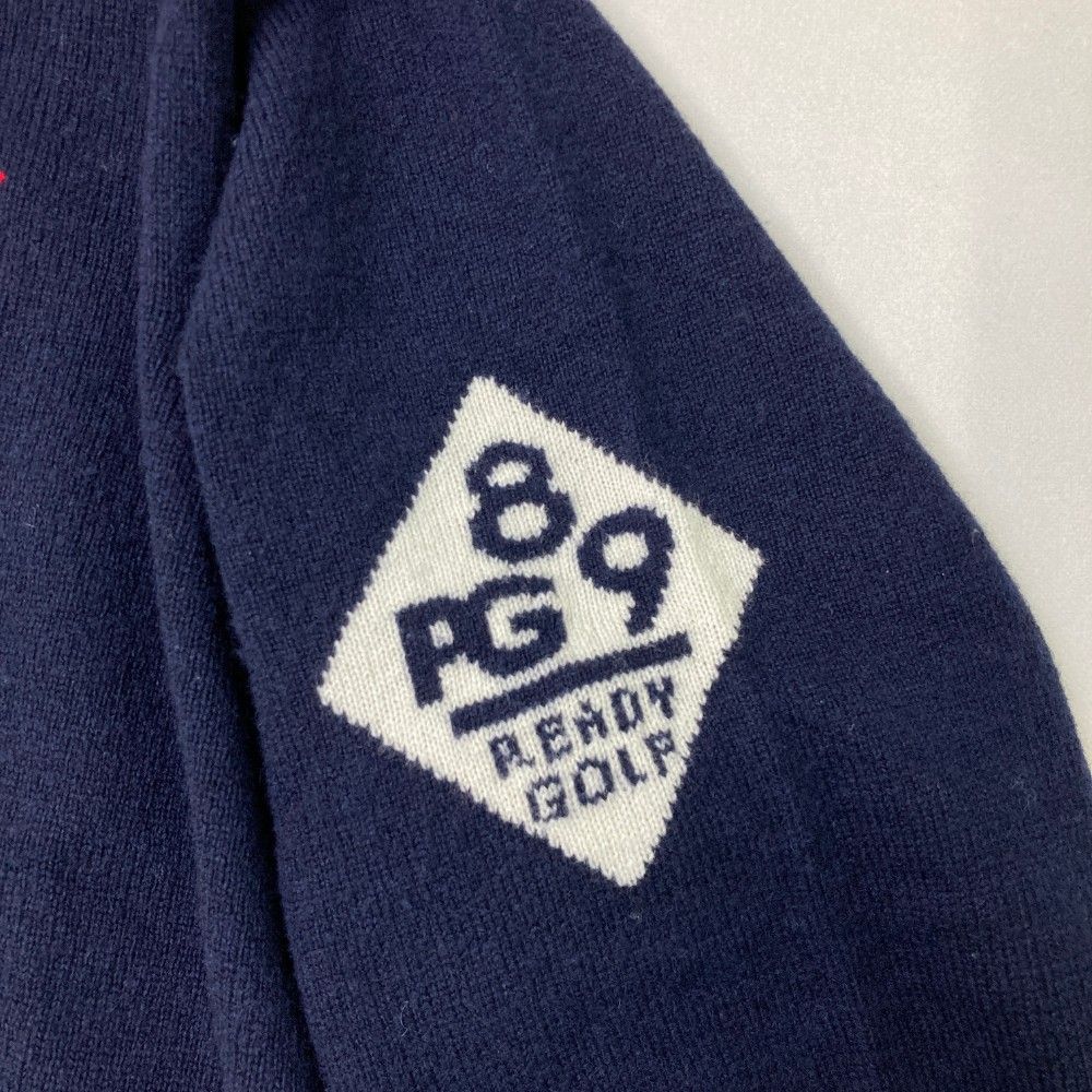 サイズ：0 PEARLY GATES パーリーゲイツ  カシミヤ混 ニットセーター  ネイビー系 [240101451730] ゴルフウェア レディース ストスト サイズ：0 PEARLY GATES パーリーゲイツ カシミヤ混 ニット