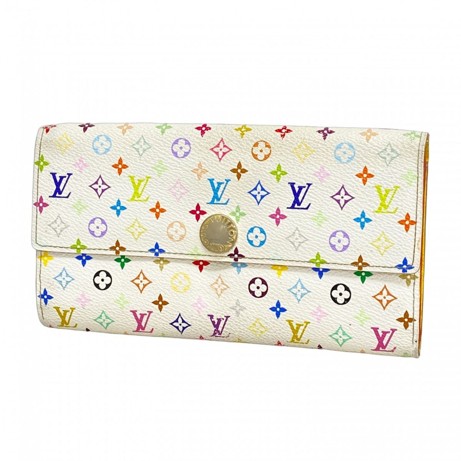 ルイ ヴィトン Louis Vuitton ルイ ヴィトン 長財布 モノグラム マルチ ポルトフォイユサラ M93743 ブロン シトロンレディース