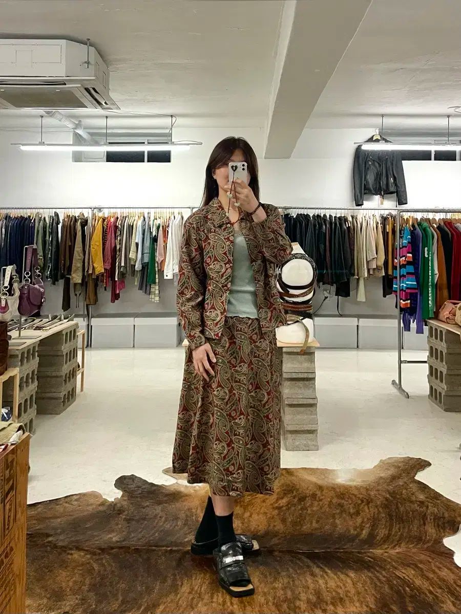 BURBERRY paisley set ー up
