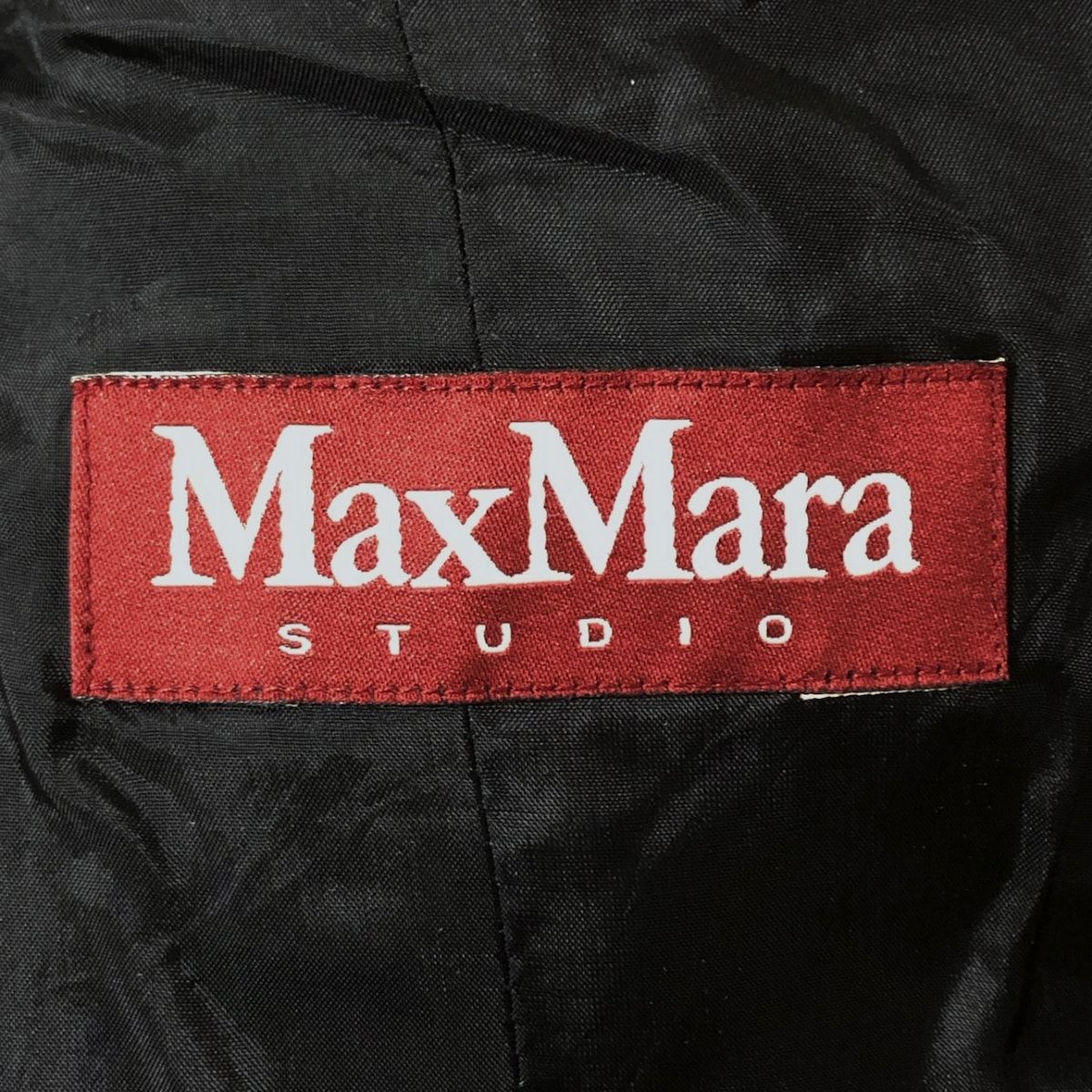 Max Mara STUDIO(マックスマーラスタジオ) ジャケット レディース - 黒 長袖/春/秋