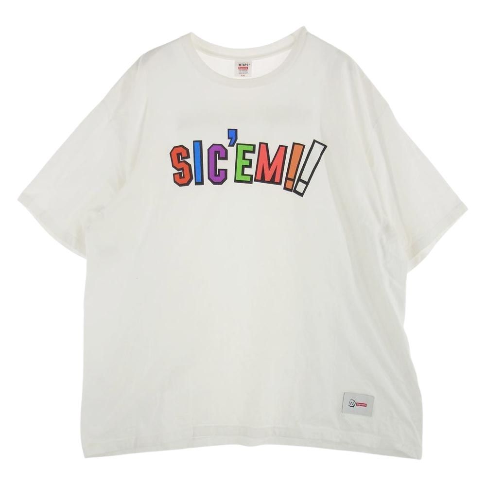 Supreme シュプリーム Ｔシャツ 21AW × WTAPS ダブルタップス SIC'EM