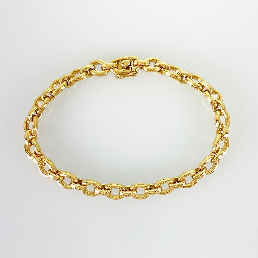 Special 90’s Cartier メプラット　ブレスレット　K18YG Cartier - カルティエ ブレスレット メプラット チェーン K18YG