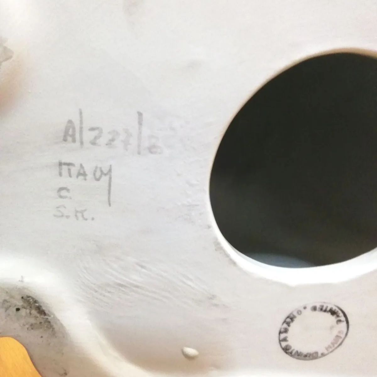アフガンハウンド イタリア製 大型犬 犬 置物 陶器 新品未使用