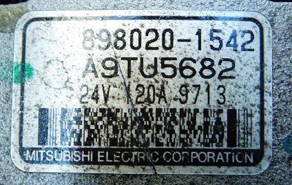 A009TU5682|8-98020-154-2 新古品