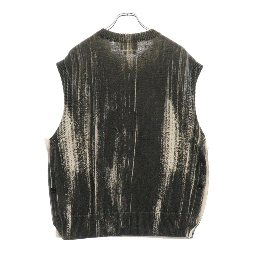 トップス YOKE 22SS Printed Cotton Crewneck Vest yoke/22SS/Printed Cotton Crewneck Vest