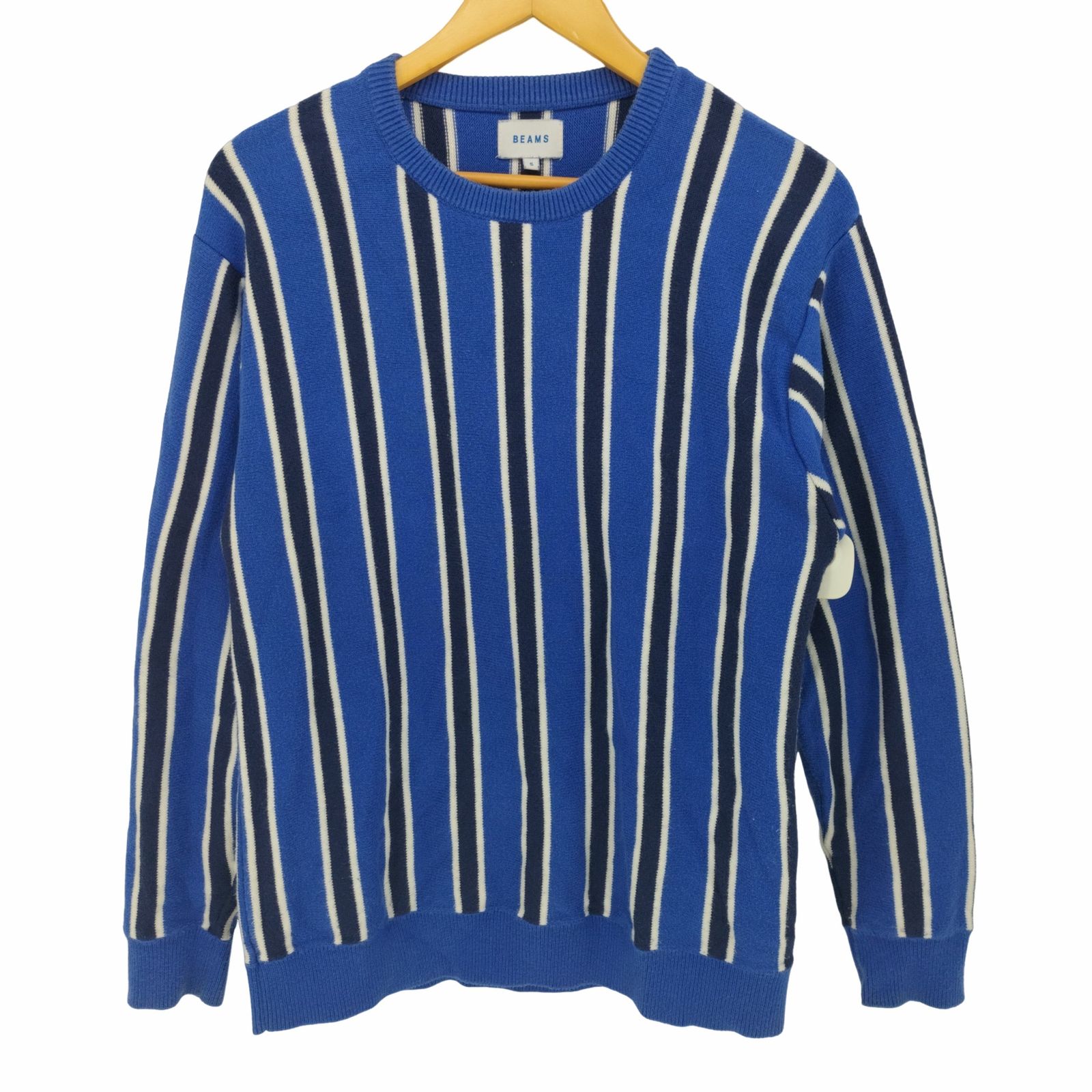 ビームス BEAMS ストライプ レーヨン混 ニット セーター メンズ JPN：S 