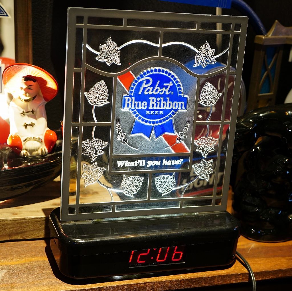 80's ヴィンテージ Pabst Blue Ribbon ペンダントランプ
