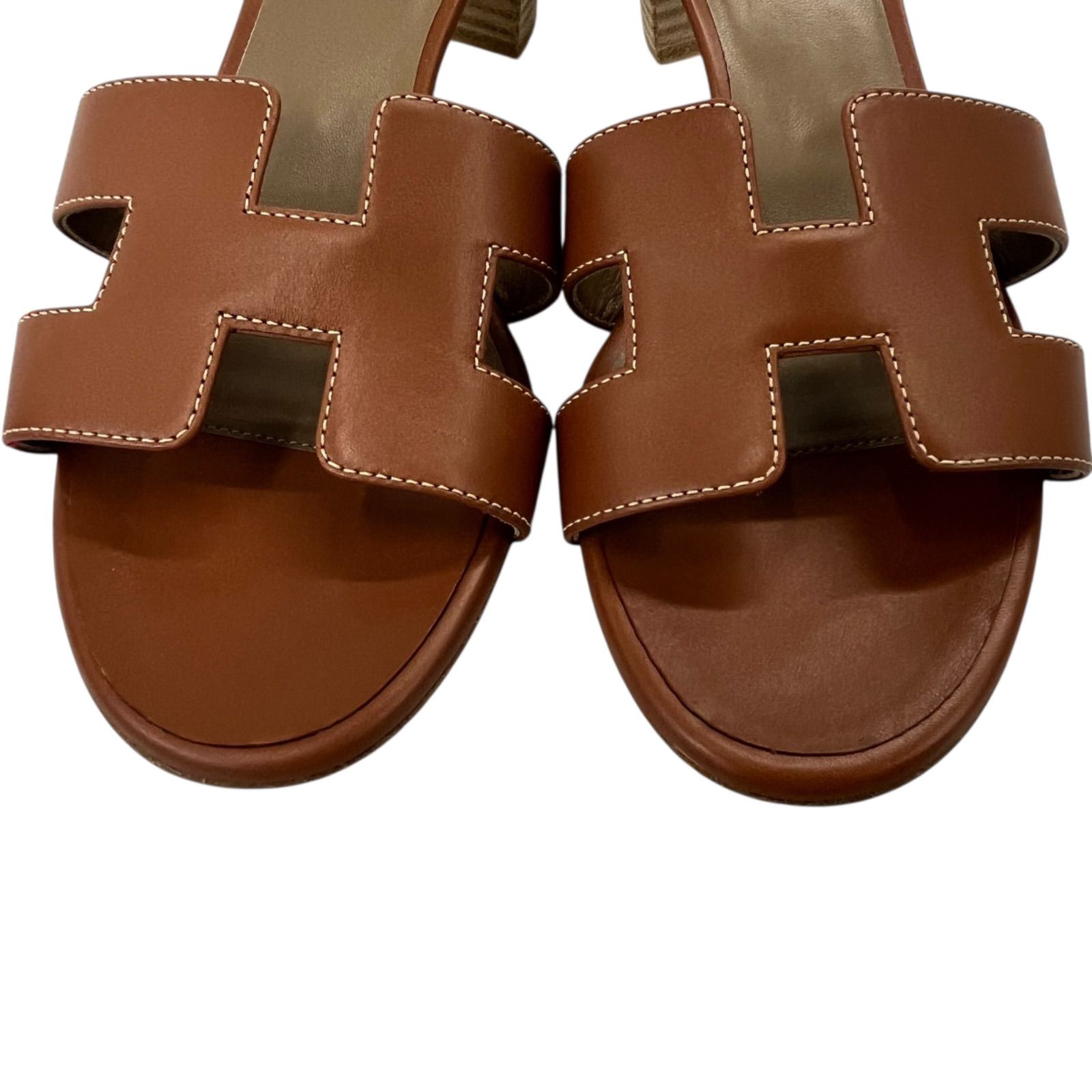 エルメス　オアジス　ブラウン　ゴールド　37 エルメス オアジス ブラウン ゴールド 37 未使用さん♥エルメスHERMES