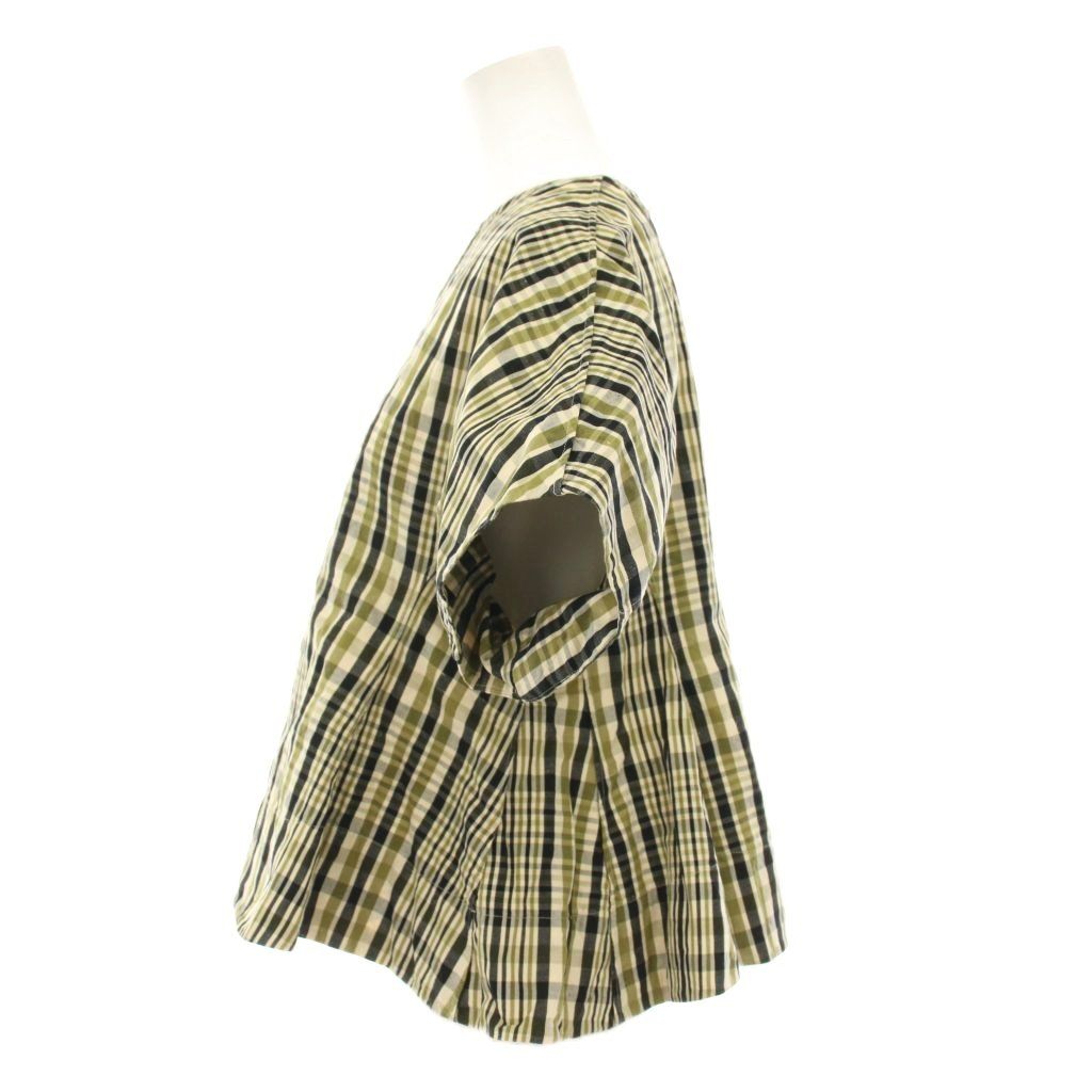 ブラミンク BLAMINK コットンシルク混ドルマンスリーブブラウス シャツ  