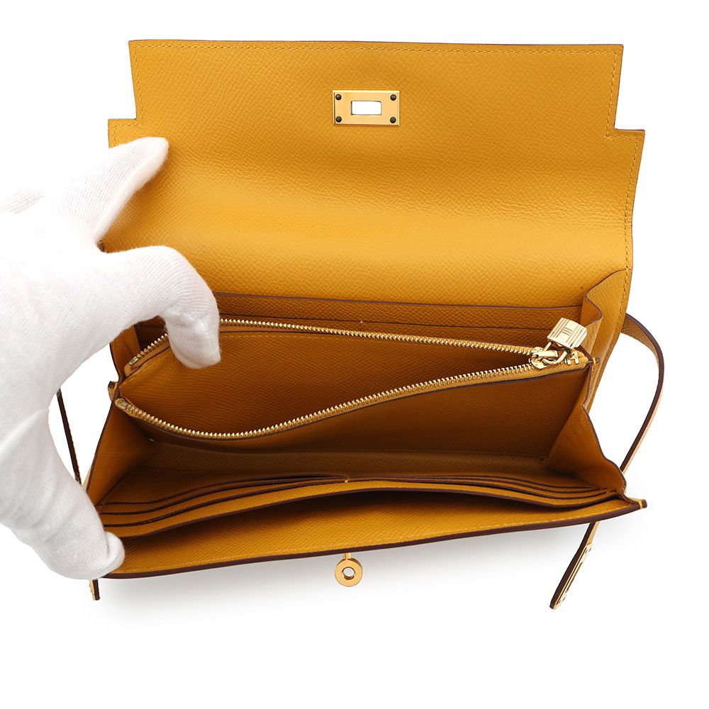 ゴールド♪【HERMES】スナップ ウォレット HERMES】 エルメス スナップ ウォレット (HERMES/ショルダー